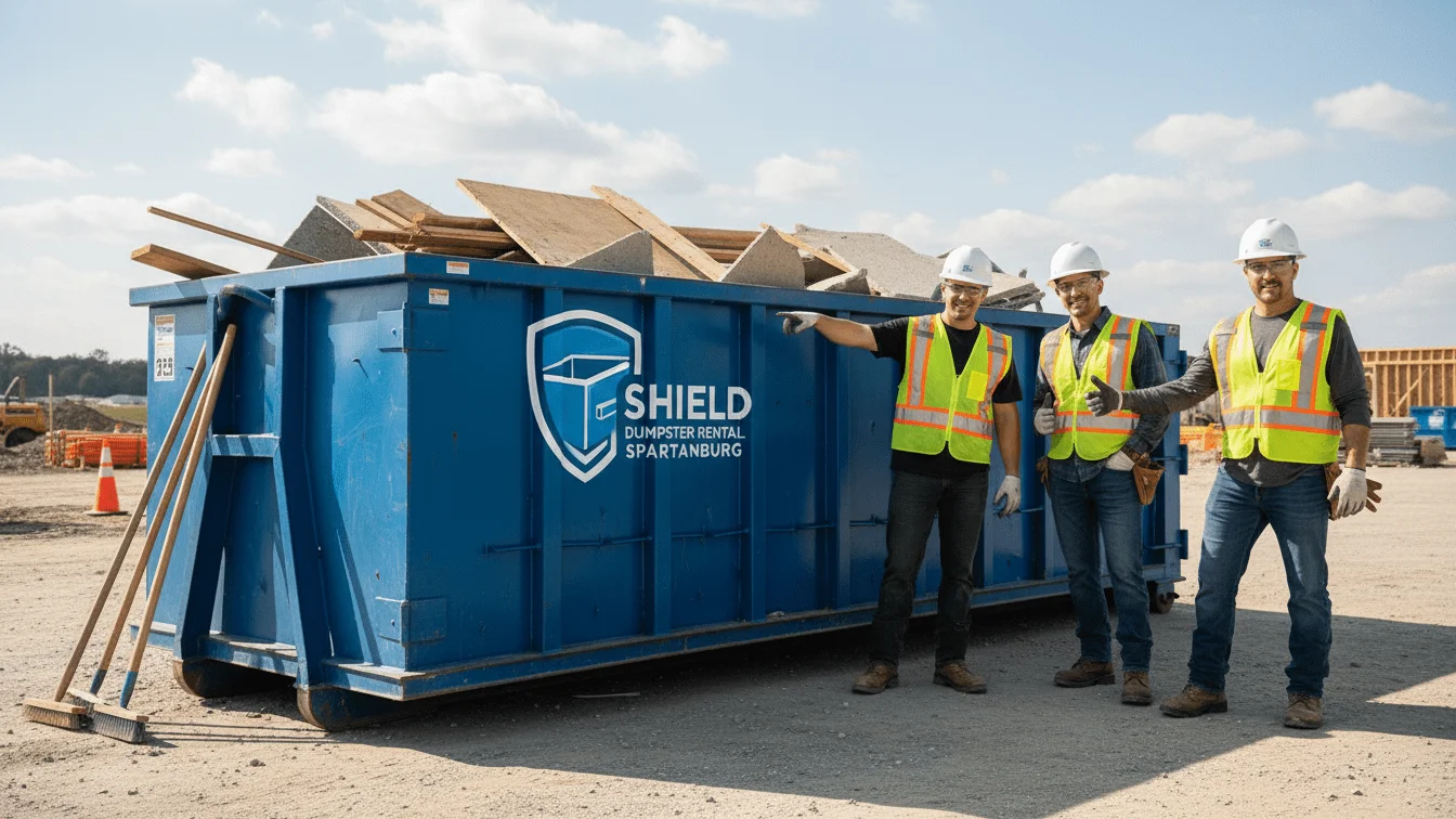 Shield Dumpster Rental Spartanburg Dumpster